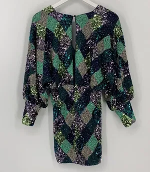 Revolve Song of Style Dolman Sleeve Sequin Mini Dress thumbnail 3