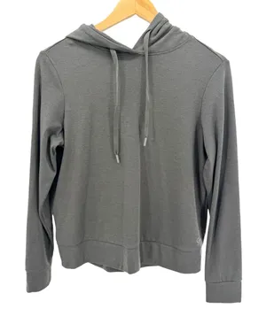 Cozy Earth Hoodie Small Gray Brushed Bamboo‎ Ultra Soft Breathable Pullover thumbnail 1