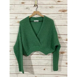 Petal & Pup Brinley Crop Sweater - Green - Large thumbnail 13
