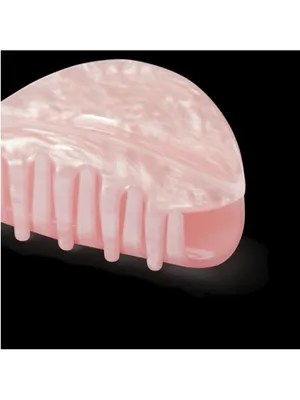 Frasier Sterling Monogram Pink Pearl Hair Claw Clip thumbnail 4