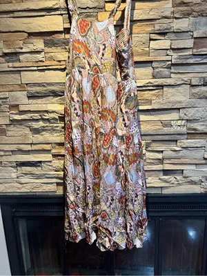 Dex Floral Tiered Maxi Dress in Paisley Medallion Size XL thumbnail 2