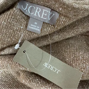 NEW J. Crew Sweater Shell with Buttons Sleeveless Merino-Linen Blend Top Medium thumbnail 6