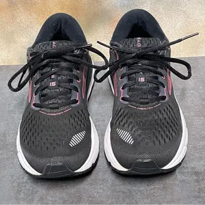 Brooks Addiction GTS 15 Women's Black Narrow Running Shoes Size 7.5 (2A) thumbnail 10