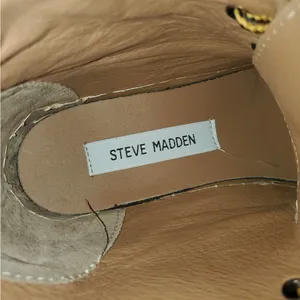 Women’s Steve Madden Tan Combat Ankle Boots‎ thumbnail 6