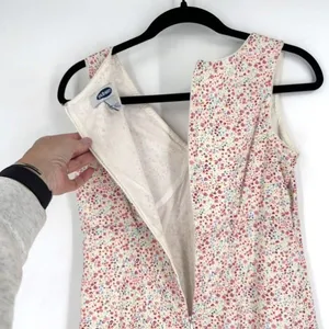 Vintage Y2K‎ Old Navy Ditzy Floral Micro Floral Shift Dress Coquette Size 1 XS thumbnail 4