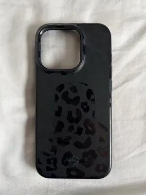 iPhone 15 Pro Velvet Caviar Max Black Leopard Print Case thumbnail 1