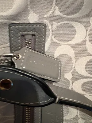 COACH Brooke Jacquard‎ Satchel Handbag Gray J1072-F15533 thumbnail 13