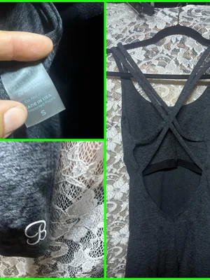 Bombshell Sportswear Charcoal Grey Scoop Neck criss cross back jumpsuit discont. thumbnail 11