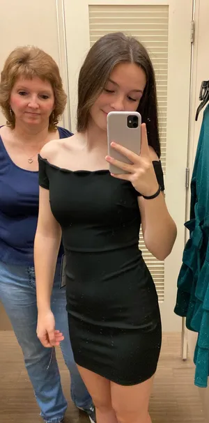 B Darlin black dress thumbnail 1