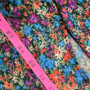 For Love & Lemons Brittany ruffle Midi balloon sleeve floral Dress Size‎ M thumbnail 10