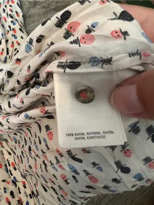 Maeve Anthropologie Printed Pintuck Tunic Blouse Boho Peasant Top US 10 thumbnail 10