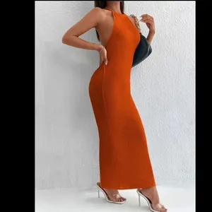 SheIn Orange Dress thumbnail 6