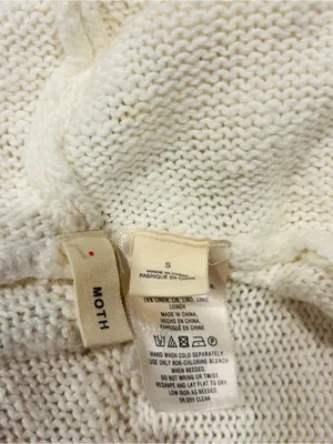 Anthropologie Moth long line cocoon open weave hooded cotton linen blend sweater thumbnail 7