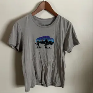 Patagonia | Buffalo 100% organic cotton regular fit gray graphic tee thumbnail 1