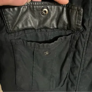 Women's Pure Energy‎ Black Winter Fall Jacket Size XL Faux Leather Trim Black thumbnail 2