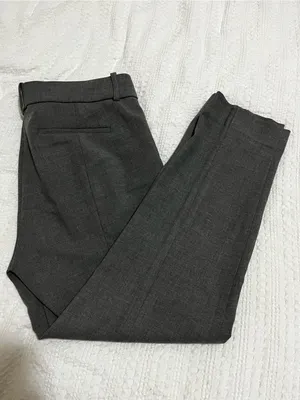 J. Crew Cameron Gray Tailored Trousers sz 10 Career Classic Preppy thumbnail 2