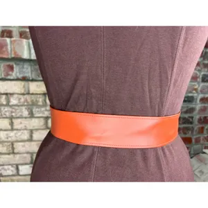 cinch belt Faux leather brown thumbnail 5