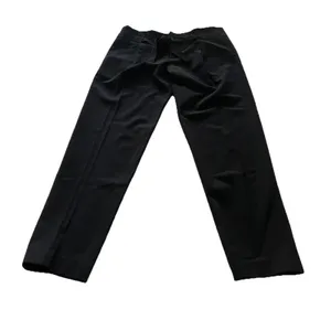 Vince Trousers Pleated Pants Womens Black Wool Blend Paperbag Work Casual Size 2 thumbnail 2