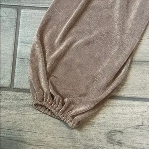 Gold Asymmetrical Puff Sleeve Cocktail Dress thumbnail 3