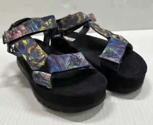 Camper Oruga Up Platform Sandal Womens Size 6 36 Multicolor Tie Dye Strappy thumbnail 1