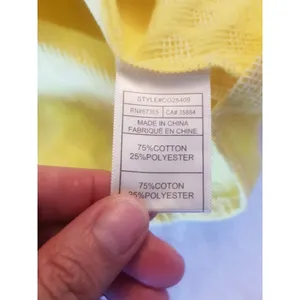Cupcakes & Cashmere Dress Sz Small Yellow Off the Shoulder Cottage Cottage Core thumbnail 9
