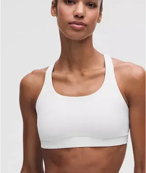 Lululemon Athletica White Sports Bra thumbnail 1