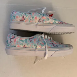 NWT Van’s Authentic Mermaid Ice Flow Glitter Lace Up Sneakers women’s 9 thumbnail 3