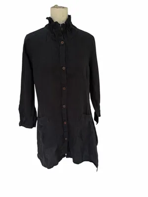 Go Silk linen Lagenlook dress size medium thumbnail 2
