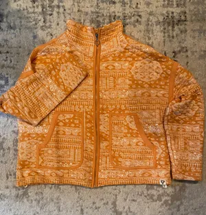 Quilted Jacket Orange Size L thumbnail 1