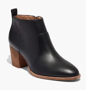 Madewell The Brenner Boot, Black Leather - 7.5 thumbnail 1
