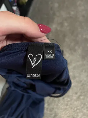 Windsor Dark Blue Prom Dress thumbnail 3