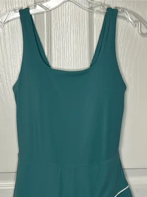 Joy Lab Sz XS Teal Sleeveless Pleated Tennis Dress Skort thumbnail 2