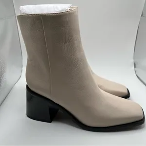 NWB Sam Edelman Women's Winnie Boots size 6.5 block heel ankle heels 1214 thumbnail 4