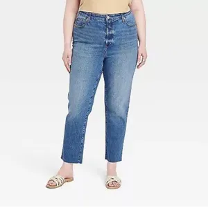 Women's High-Rise 90's‎ Slim Jeans - Universal Thread Medium Wash 24 thumbnail 2