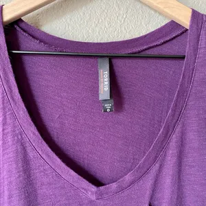 Torrid Vintage Wash V Neck Tee D5* thumbnail 3