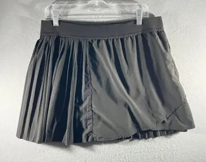 1031 | Kensie Pleated Athletic Tennis Golf Skort Black‎ Womens XL thumbnail 1