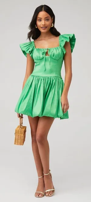 Revolve Maison Amory Giselle Allure Dress in the color‎ Gleam River Small thumbnail 1