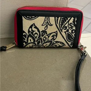 Spartina Linen and Leather Bag in Pink thumbnail 5
