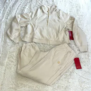 1/2 Zip Scuba/Oversized Scuba Joggers Lunar New Year Ivory XL/XXL NWT thumbnail 1