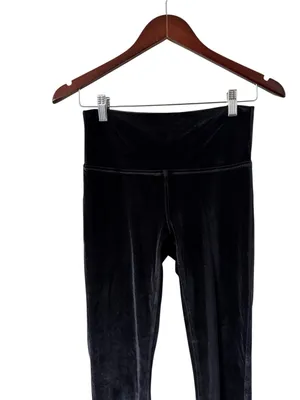LULULEMON Wunder Lounge Black Velvet High Waisted Leggings thumbnail 7