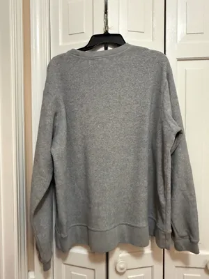 Vintage Disney Tigger Embroidered Fleece Crewneck Sweatshirt Grey L thumbnail 4