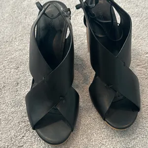 Rebecca Minkoff black wedges thumbnail 2