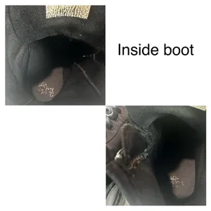 Dr. Martens Black Leather Lace Up Ankle Boots Side Zip US 7 thumbnail 8