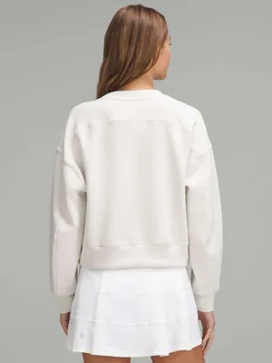 LULULEMON Softstreme Perfectly Oversized Cropped Crew in Vapor Size 8 thumbnail 8