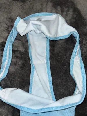 SheIn Baby Blue Swimsuit Bottom Size Large thumbnail 5