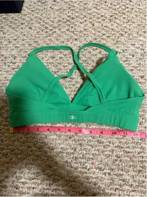 Splits59 Theo Rigor Bra Grass Green Sport- Size Small thumbnail 5