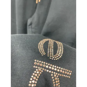 Bebe Womens Black Jogger Sweatpants Fleece Activewear Pants Rhinestones NEW 1X thumbnail 11