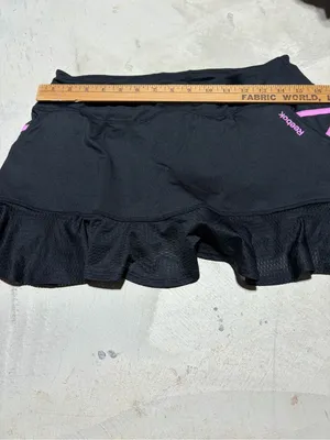 Reebok Women's Black Athletic Skort with Pink Accents medium thumbnail 4