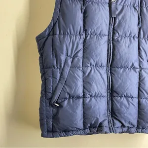 Abercrombie & Fitch Vintage Puffer Vest Blue Quilted Hooded Women’s Y2K thumbnail 6