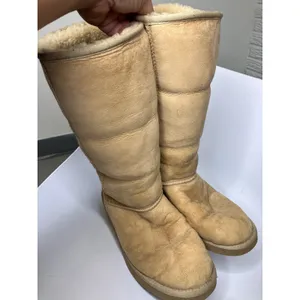 UGG Classic Tall 5815 Boots Women Size 10 Chestnut Tan Good Suede Shearling thumbnail 9